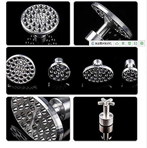 autopdr® 6pcs Aluminium Kleber Abzieher Taben für paintless Auto Body Dent Repair Hagel Werkzeug zum Entfernen (silbrig-weiß) - 2