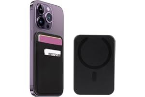 FIDWALL Magsafe Wallet kompatibel mit iPhone 12/13/14 Mini/Plus/Pro/Max, RFID-Kreditkartenhülle für 3 Karten. (Style-2)