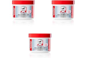 Leovet Erste Hilfe Silber Salbe | 3er Pack | 3 x 150 ml | Kann zur besonderen Pflege auf der Haut nach Verletzungen beitragen | Kann unterstützend bei Mauke eingesetzt Werden