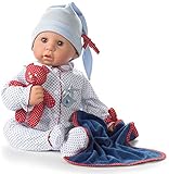 Die Puppenmode ist aus einem besonders weichem und strapazierfähigem Material gefertigt.