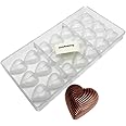 Goldbaking Valentine's Day Heart Chocolate Mold Polycarbonate Mold