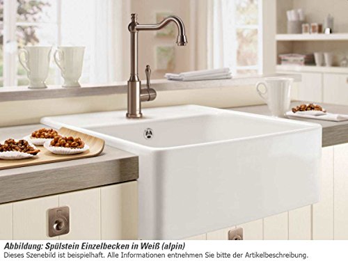 VILLEROY & BOCH 6320.61.R1 Spülstein,59,5 x 63 x 22 cm, 1 Stück, alpinweiß - 5