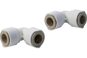 Val WX1503 snabbanslutning 15 mm lika armbåge, dubbelgreppdesign, för varmt och kallt vatten, halvstyvt polyeten