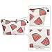 Women's Girls Make Up Bag Wash Bag Toiletry Cosmetics Wallet Pencil Pen Holder Organiser Pouch Case (L22 x H14 x W8 cm, Watermelon White)