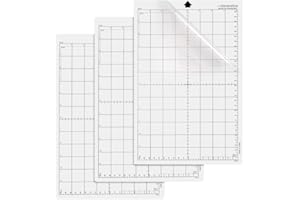 Opopark Confezione da 3 tappetini da taglio plotter per Silhouette cameo 4/3/2/1 CricutExplore, presa standard Lightgrip Stronggrip, tappetino da taglio antiscivolo e durevole, tappetini autoadesivi