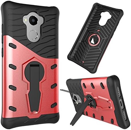 Xiaomi Redmi Note4/4 prime/4 pro Case, Tollcuudda Back Case Cover Pouch With Stand for Hongmi Note4/4 prime/4 pro Soft TPU and Hybrid Hard Rigid PC Covers Shock-Absorption Slim Fit Protective Cases for Xiaomi hongmi Note4/4 prime/4 pro - red