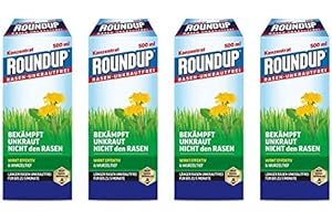 Evergreen Garden Care Deutschland GmbH Roundup Rasen-Unkrautfrei Konzentrat 2 l - zur Einzelpflanzenbehandlung von Unkräutern im Rasen