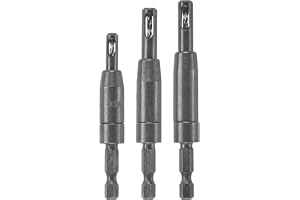 CC2430 3-delad Clic-Change 0,6 cm (1/4 tum). Självcentrerande borrbits, blandat set