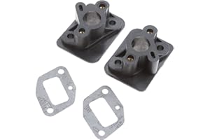 deawater Kit Carburatore Decespugliatore Erba Trimmer Ricambi Collettore di Aspirazione con Guarnizione 2 Set 1E40F-5 44F-5 BC430 CG430 CG520 43CC 52CC