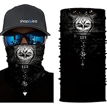 Scaldacollo Tubolare Multiuso ShopINess - Teschio Classic, Per Sport E Festival - Foto 11