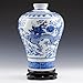 Produktbild Chinesische Dragon Vasen, Jing Dezhen Blauen Und Weiß Porzellan Vase, Vintage Keramik Vase Deko Vasen, Ideale Dekoration Für Zuhause, Büro, Party