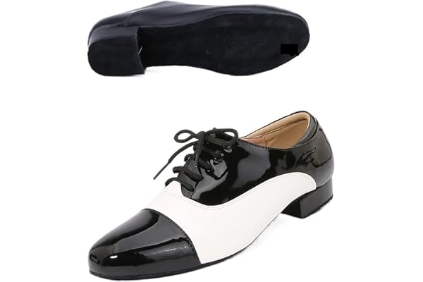 Herr latinska dansskor moderna prestanda tävling sneakers klassiska svarta vita dansskor för män för latinsk salsa övning