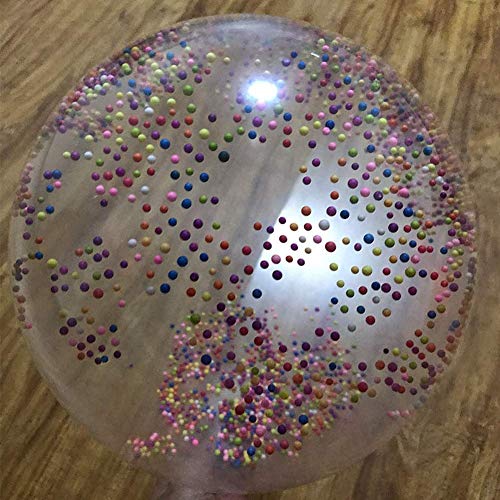 Preisvergleich Produktbild Vektenxi Magische Blase Ballon kleines Geschenk 12 Zoll transparent elektrostatische Schaum Konfetti Ballon