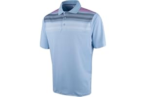 Island GREEN Men's CoolPass Stretch Quick Dry Breathable Polo Shirts