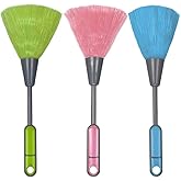Nimbose® Mini Electrostatic Soft Whisk Mini Screen Cleaning Brush Duster, Manual Anti-Static Sweeper Broom (Multicolor, Pack 