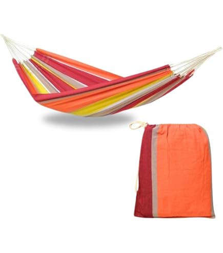 Anyoo Hangmat,outdoor, katoen, grote duurzame hangmat met