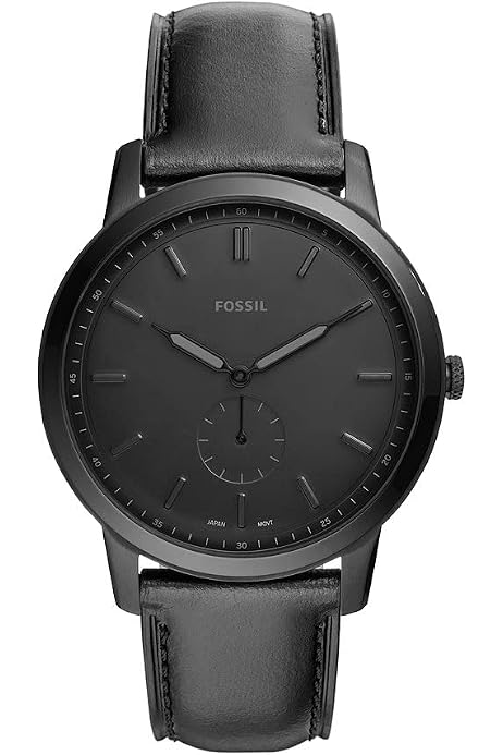 The Minimalist-Mono Analog Black Dial 