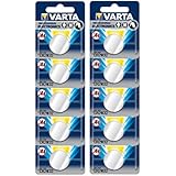 Varta Batterien Professional CR2032 Lithium Knopfzelle (3V, 10-er Pack) in original 1er Blisterverpackung
