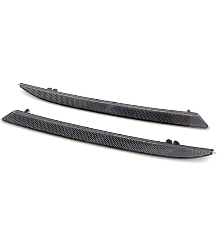 Red Lens Rear Bumper Reflector Lenses For 2016-21 Honda Civic Sedan/Coupe 10th Gen, OE-Spec LH