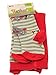 TUPTUSIE Baby Boys Cotton Tights Aeroplane Stripe Khaki/Blue 8A7 (68-74cm (6-12 Months), Khaki/Blue/Red)