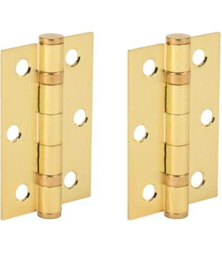 Solus Privacy Door Handle Pack, Complete With Lever Handles, 76mm Latch, 75mm Ball Bearing Hinges – Brushed Brass