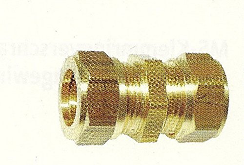 Preisvergleich Produktbild MS Klemmringverschraubung Kupplung 18mm gerade für Gas / Wasser