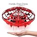 Produktbild MaxTronic Fliegendes Spielzeug UFO Ball Fliegende Untertasse Mini Drohne Handsteuerung Helikopter Infrarot Induktions Flugzeug LED Quadrocopter
