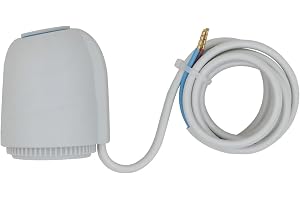 DEYIN Värmesystem 230V/24V Termiskt elektriskt ställdon driver normalt stängt/öppet for grenrör i golv(24V,M30X1.5-18MM_NO)
