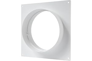 Vent Systems 15,24 cm złącze kanału wentylacyjnego kołnierz prosta rura wentylacyjna plastikowa płyta łącząca do chłodzenia ogrzewania systemu wentylacji HVAC 15,24 cm