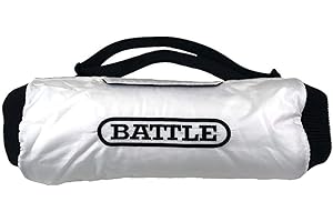 Battle Sports Football Hand Warmer - Sports Hand Warmer Pouch, Water Repellent Football Hand Warmer with Pockets, Adjustable Waist Strap, Velcro Breakaway Safety System