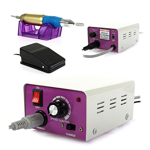 Betterhill Nagelfräser Profi Maniküre und Pediküre Set Fräser für Gelnägel Nagelset Elektrisch 36 Bits + 56 Schleifhülsen EU Stecker - 3
