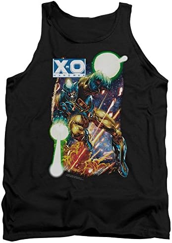 Xo Manowar - Mens Vintage Xo Tank Top, XX-Large, Black