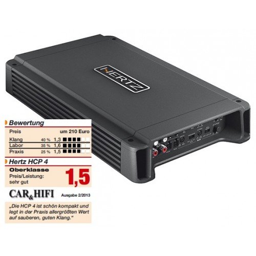 Hertz HCP4 - Amplificatore a 4 canali, 4 x 95 Watt