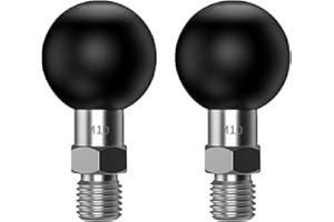 IHYTOON Vis M10 avec vis de support à boule de 1" pour rétroviseur de moto Bras de connexion compatible Ram Mount Moto Support de téléphone portable (M10-02)