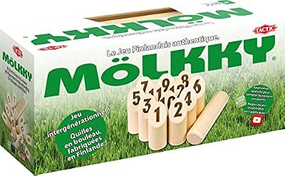 Mölkky - 53857 - Jeu de lancer - Jeu de quilles finlandaises - Mölkky Midi
