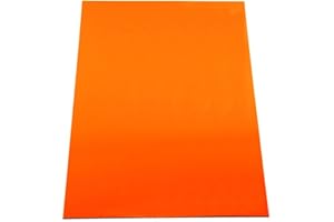 FIRST4MAGNETS MagFlex® A4 Flexible Matt Orange Magnetic Sheet for Creating Magnetic Artwork, Signs or Displays
