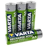 Varta Power Accu – 4 Pilas AA recargables