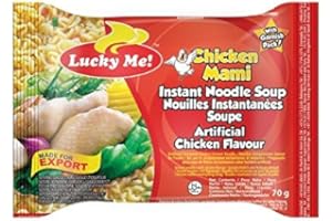 LUCKY ME! Instant Nudelsuppe mit Chicken Mami - Lucky Me, 12er Pack (12 x 70g)