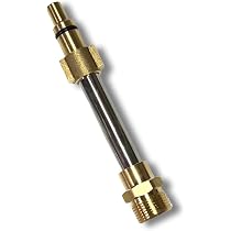 Adaptateur M22 Doré Pour Nettoyeur Haute Pression - Laiton Massif - Raccord Rapide Série K - Compatible Kärcher, Nilfisk, Bosch