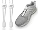 Produktbild RUSH LACE - Elastische Schnürsenkel mit Schnellverschluss - Schnellschnürsystem für einen idealen Sitz und perfekten Halt - Nie wieder Schuhe binden! - (Weiß)