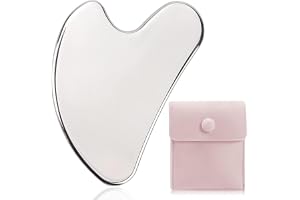 Rostfritt stål Gua Sha ansiktsverktyg, metall Gua Sha stramar åt hudmassage guasha skönhetsverktyg för kroppsögon nackmassage hudvård gåvor