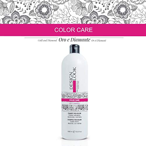 Shampoo Pro-Color Oro e Diamante 1000 ml - Design Look