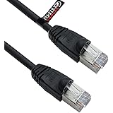 rhinocables CAT6 High-Speed Gigabit Ethernet Patch Network Cable for LAN — Shielded, Snagless Booted Cable with RJ45 Connecto