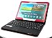 Produktbild MQ für Galaxy Tab S 10.5 - Bluetooth Tastatur Tasche mit integriertem Multifunktions-Touchpad für Samsung Galaxy Tab S 10.5 LTE SM-T805, Tab S 10.5 WiFi SM-T800) | Layout: Deutsch | Hülle in Rot