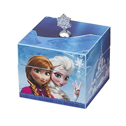 Preisvergleich Produktbild Disney Frozen Anna & Elsa Blue Keepsake Spieluhr