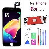display glas kleber ►►【QUALITÄTSGARANTIE】 Alle iPhone 6S-Bildschirme in unserem Shop bestehen vor dem Versand strenge technische Tests, um das Auftreten von schwarzen Bildschirmen, Geisterberührungen und Streifenlinien zu vermeiden. 180 Tage Garantie auf nicht menschliche Faktoren. Umfassender RÜCKERSTATTUNGS- oder ERSATZSERVICE, ohne Fragen zu stellen, beste Qualität.