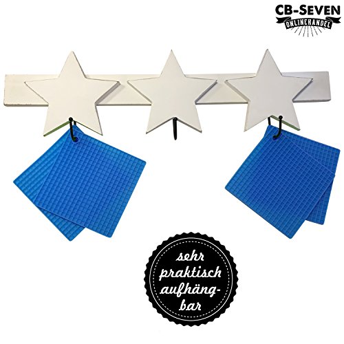 cb-seven’s 4-in-1 Profi Silikon Topfuntersetzer / Topflappen, Set (4 Stück), hohe Qualität, 4 Farben wählbar, multifunktional, langlebig, spülmaschinenfest, 8 mm stark - 6