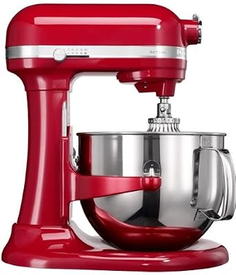 KitchenAid - 5KSM7580XEER - Batteur sur socle, 500 watts, Rouge