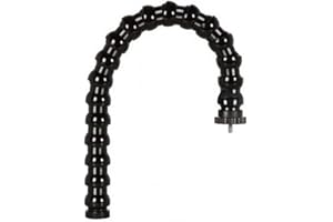 Bras Flexible Articulé Filet 1/4 Femelle et Filet 1/4 Mâle avec Rondelle Frein Photographique Long 45 cm FLEX-ARM 800T04BK