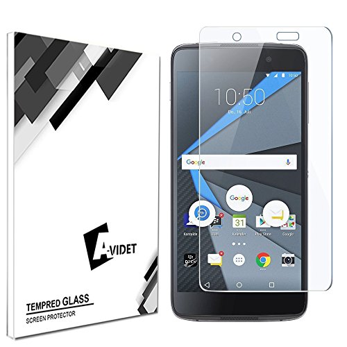 BlackBerry DTEK60 Schutzfolie, AVIDET Gehärtetem Glas Displayschutzfolie Screen Protector für BlackBerry DTEK60 - 9H Hardness aus gehärtetem Glas